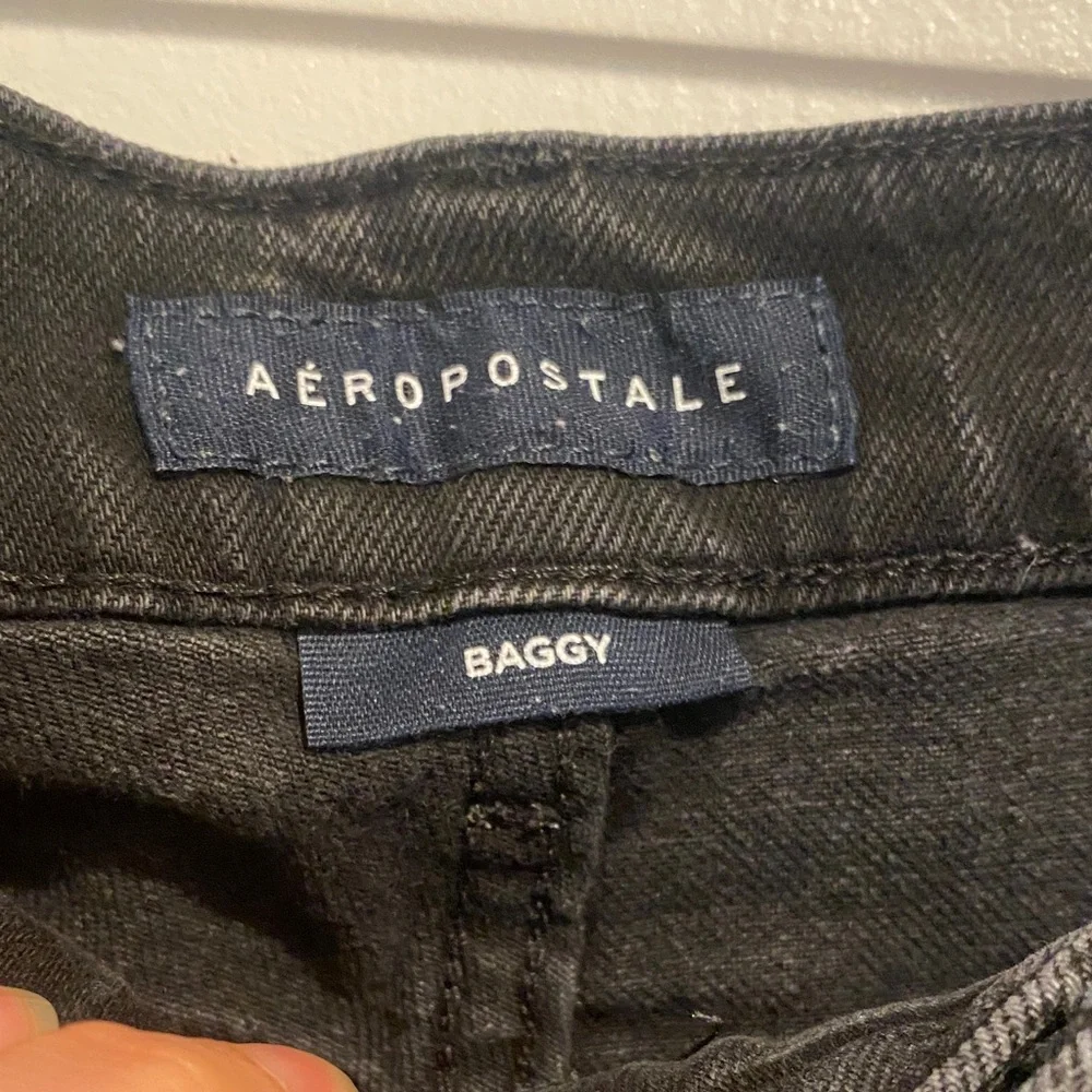 Aeropostale Men's Black Baggy Jeans 28x30 - Picture 2 of 6